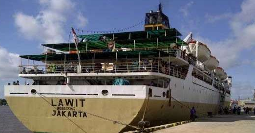 Jadwal Keberangkatan dan Harga Tiket Kapal Pelni KM. Lawit Terbaru 2019 Rute Tanjung Priok [Jakarta] – Tanjung Pandan [Belitung] – Pontianak – Tanjung Emas [Semarang] – Karimun Jawa – Tanjung Perak [Surabaya] – Pontianak – Kumai – Sampit