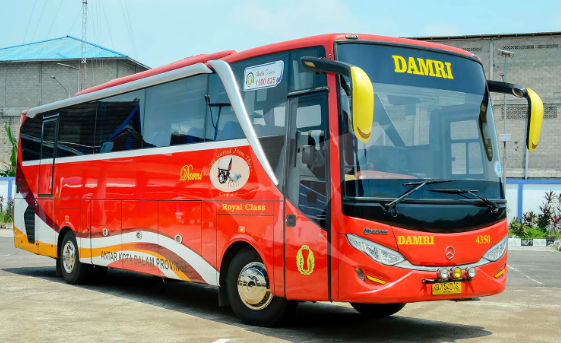 Alamat Agen, Jadwal Keberangkatan dan Harga Tiket Bus DAMRI